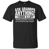 Mens Ask Grandpa Anything - Funny Gift for Father's Day Men T shirt