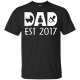 Happy First Time Dad 2017 - Best Gift Father's Day T-Shirt - TEEEVER - Black / S- Short Sleeve -TeeEver.com