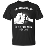 Dad - Father And Son Best Friends For Life T-Shirt - TEEEVER - Black / S- Short Sleeve -TeeEver.com