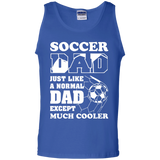 Soccer dad - fathers day gift Tank Top - TEEEVER - Royal / S- T-Shirts -TeeEver.com