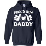 Funny Proud New Daddy T-shirt (Gift for new dads fathers) Hoodie - TEEEVER - Navy / S- Hoodies -TeeEver.com