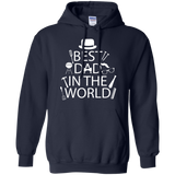 Best Dad In The World Fathers Day Tee BBQ Tools Hat Hoodie - TEEE - Navy / S- Hoodies -TeeEver.com