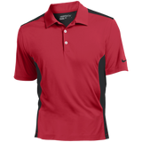 [TeeEver] Nike Golf Dri-Fit Colorblock Mesh Polo - No Prints-P - Gym Red/Black / XS- Polo Shirts -TeeEver.com