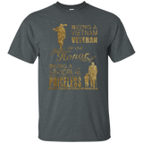 Being Grandpa Viet Nam Veteran T-Shirt - TEEEVER - Dark Heather / S- T-Shirts -TeeEver.com