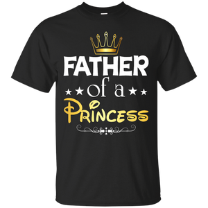 Daughter of A King Father of A Princess Matching T-Shirt - TEEEVER - Black / S- T-Shirts -TeeEver.com