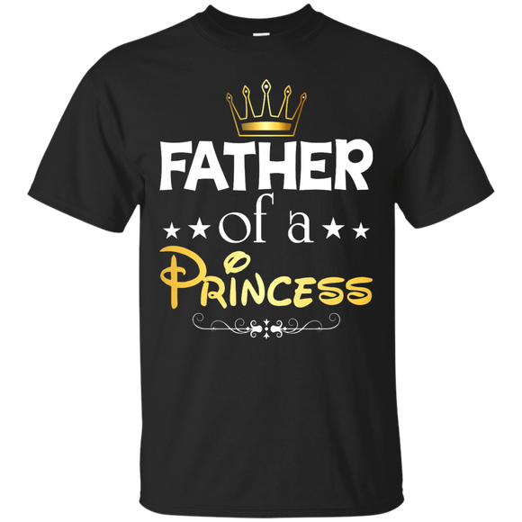 Daughter of A King Father of A Princess Matching T-Shirt - TEEEVER - Black / S- T-Shirts -TeeEver.com