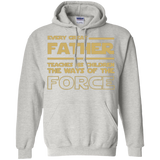 Men's-Best-Tee-For-Star-Dad.-Father's-Day-Gift-For-Awesome-D Pullover Hoodie 8 oz - Ash / S- Hoodies -TeeEver.com