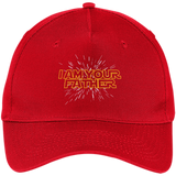 Men's I am your Father - Happy Father's Day - Five Panel Twill Cap - Red / One Size- Hats -TeeEver.com