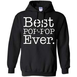 Men's Best POP POP Ever - Funny Grandpa Shirts for Fathers Day Hoodie - TEEEVER - Black / S- Sweatshirts -TeeEver.com