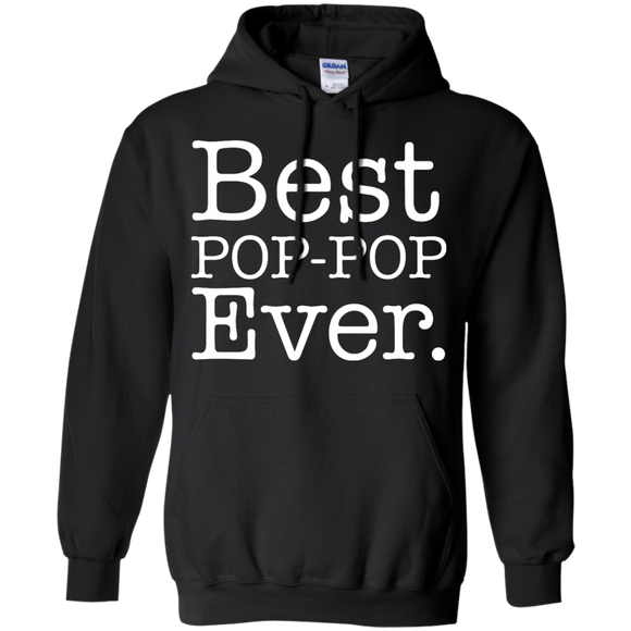 Men's Best POP POP Ever - Funny Grandpa Shirts for Fathers Day Hoodie - TEEEVER - Black / S- Sweatshirts -TeeEver.com