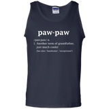 Paw-paw Definition Funny Gift For GrandFather Tank Top - TEEEVER - Navy / S- T-Shirts -TeeEver.com