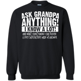 Mens Ask Grandpa Anything - Funny Gift for Father's Day LS/Hoodie/Sweatshirt