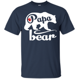 Papa Bear - Father's Day - papa - father day gift T-Shirt - TEEEVER - Navy / S- Short Sleeve -TeeEver.com