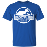 Dinosaur - Daddysaurus Rex - Father's Day T-Shirt - TEEEVER - Royal / S- Short Sleeve -TeeEver.com