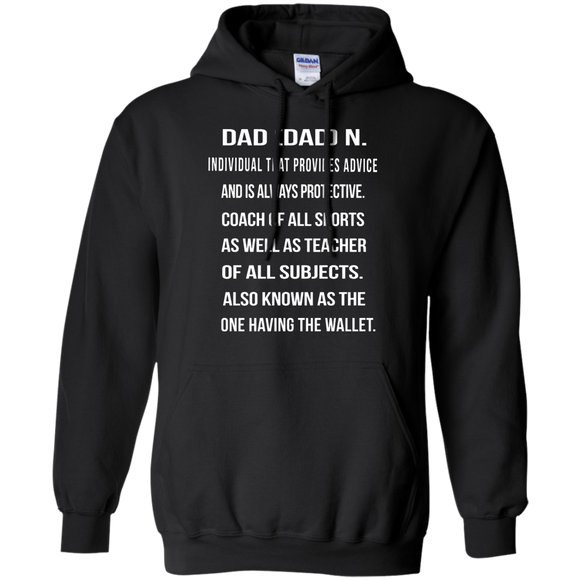 Mens Dad - Happy Father's Day Father's Day Gift Hoodie - TEEEVER - Black / S- Hoodies -TeeEver.com