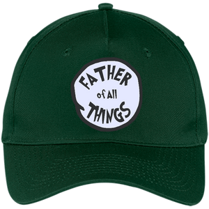 Thing - Father of all Things - Five Panel Twill Cap - Hunter / One Size- Hats -TeeEver.com