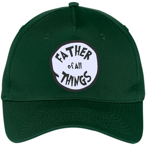 Thing - Father of all Things - Five Panel Twill Cap - Hunter / One Size- Hats -TeeEver.com