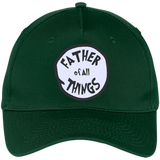 Thing - Father of all Things - Five Panel Twill Cap - Hunter / One Size- Hats -TeeEver.com
