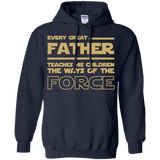 Men's-Best-Tee-For-Star-Dad.-Father's-Day-Gift-For-Awesome Dad Star wars Pullover Hoodie 8 oz - Navy / S- Hoodies -TeeEver.com