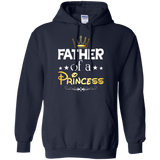 Daughter of A King Father of A Princess Matching Hoodie - TEEEVER - Navy / S- Sweatshirts -TeeEver.com