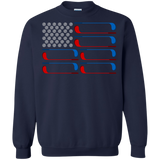 Dad American Flag Golf - July 4th Father's Day Gift - LS/Hoodie/Sweatshirt - TEEEVER - G180 Gildan Crewneck Pullover Sweatshirt 8 oz. / Navy / S- Apparel -TeeEver.com