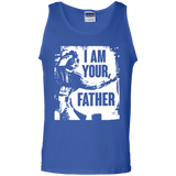 Star Wars Darth Vader Dad Spray Paint Graphic Tank Top - TEEEVER - Royal / S- T-Shirts -TeeEver.com