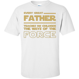 Men's-Best-Tee-For-Star-Dad.-Father's-Day-Gift-For-Awesome-D Custom Ultra Cotton T-Shirt - White / S- Short Sleeve -TeeEver.com