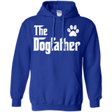 The Dogfather - Dog Dad Fathers Day Dog Lover Gift Hoodie - TEEEVER - Royal / S- Sweatshirts -TeeEver.com