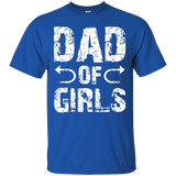 Dad of Girls - Funny Father's Day Gift From Daughter T-Shirt - TEEEVER - Royal / S- T-Shirts -TeeEver.com