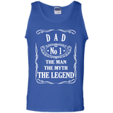 DAD The Man The Myth The Legend Tank Top - TEEEVER - Royal / S- T-Shirts -TeeEver.com