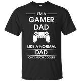 I'm A Gamer Dad Fathers Gift Advanced Warfare Console Gaming T-Shirt - TEEEVER - Black / S- Short Sleeve -TeeEver.com