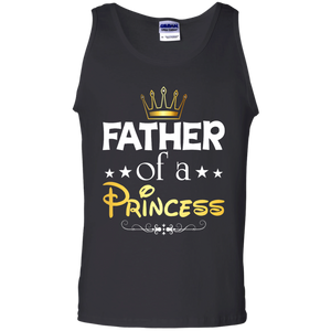 Daughter of A King Father of A Princess Matching Tank Top - TEEEVER - Black / S- T-Shirts -TeeEver.com