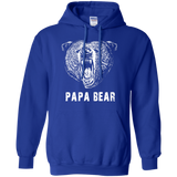 Papa Bear - Best gift for Dad Hoodie - TEEEVER - Royal / S- Hoodies -TeeEver.com