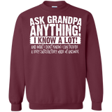 Mens Ask Grandpa Anything - Funny Gift for Father's Day LS/Hoodie/Sweatshirt