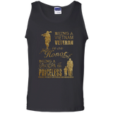 Being Grandpa Viet Nam Veteran Tank Top - TEEEVER - Black / S- T-Shirts -TeeEver.com