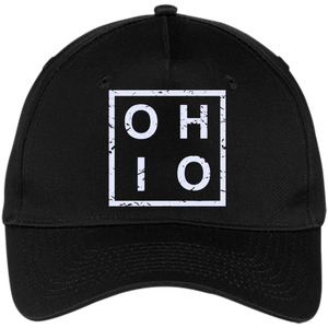 Stylish Ohio - Five Panel Twill Cap - Black / One Size- Hats -TeeEver.com