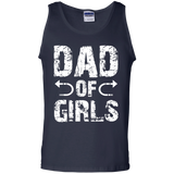 Dad of Girls - Funny Father's Day Gift From Daughter Tank Top - TEEEVER - Navy / S- T-Shirts -TeeEver.com