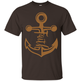 Anchored Faith, Black Lives Matter,Father's Day T-Shirt - Dark Chocolate / S- Short Sleeve -TeeEver.com