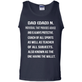 Mens Dad - Happy Father's Day Father's Day Gift Tank Top - TEEEVER - Navy / S- Sleeveless -TeeEver.com