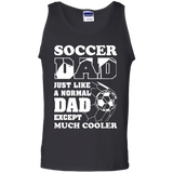 Soccer dad - fathers day gift Tank Top - TEEEVER - Black / S- T-Shirts -TeeEver.com
