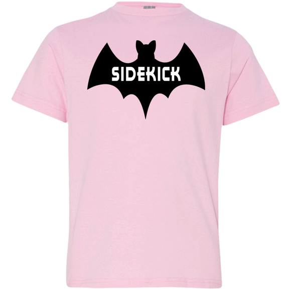 Super Dad and Sidekick - One Piece - Father's Day Father Son - Jersey Tee - TEEEVER - Youth Jersey Tee / Pink / YXS- Apparel -TeeEver.com