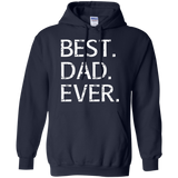 Best Dad Ever - Funny Fathers Day Gift Bonus Stepdads Hoodie - TEEEVER - Navy / S- Hoodies -TeeEver.com