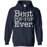 Men's Best POP POP Ever - Funny Grandpa Shirts for Fathers Day Hoodie - TEEEVER - Navy / S- Sweatshirts -TeeEver.com