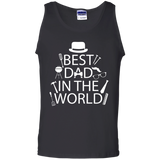 Best Dad In The World Fathers Day Tee BBQ Tools Hat Tank Top - TEEEVER - Black / S- Sleeveless -TeeEver.com