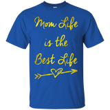 Mom Life is the best life - Great Mother's and Father's Day T-Shirt - Teeever.com - Royal / S- Short Sleeve -TeeEver.com