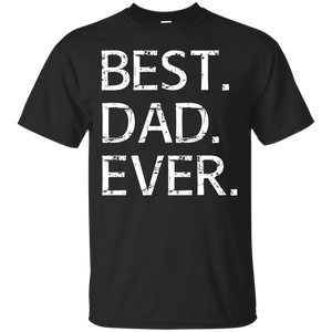 Best Dad Ever - Funny Fathers Day Gift Bonus Stepdads T-Shirt - TEEEVER - Black / S- Short Sleeve -TeeEver.com