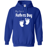 Papa First Fathers Day Dad Hoodie - TEEEVER - Royal / S- Hoodies -TeeEver.com