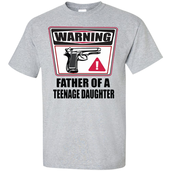 Father Of a Teenage Daughter T-Shirt - Sport Grey / S- Short Sleeve -TeeEver.com