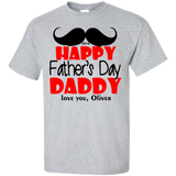 Happy Father's day Custom Ultra Cotton T-Shirt - Sport Grey / S- Short Sleeve -TeeEver.com