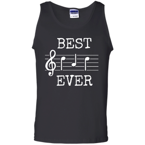 Best Dad Ever Music - Cute Funny Saying Fathers Day Gift Tank Top - TEEEVER - Black / S- T-Shirts -TeeEver.com